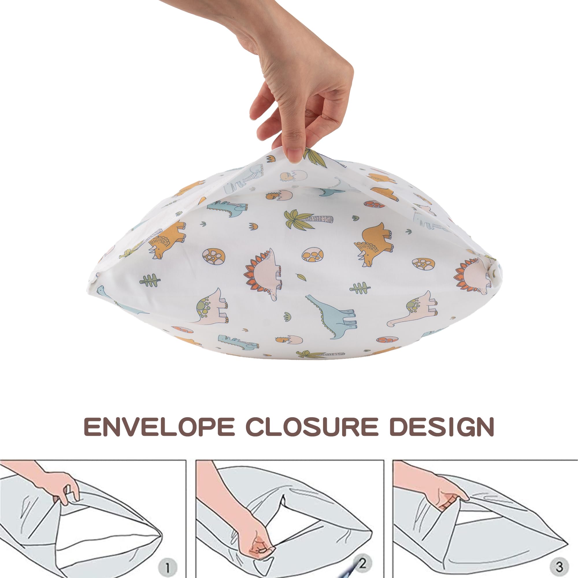 Neutral unisex print from Bunnikins & Clover complements kids bedding