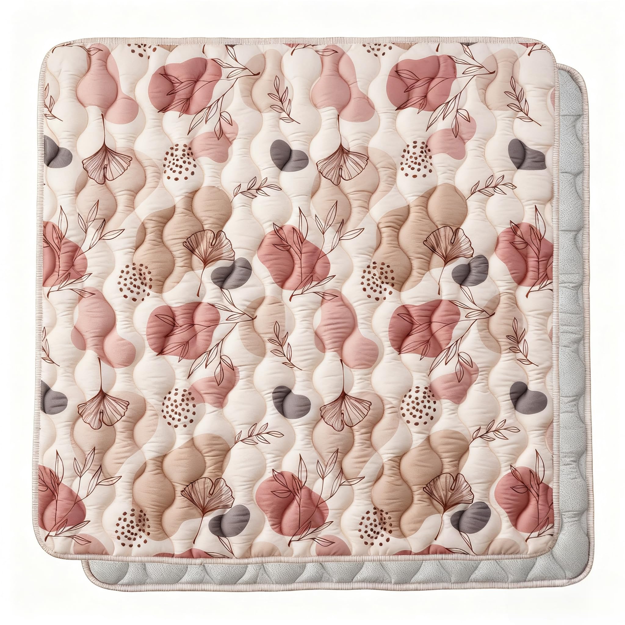 Bunnikins & Clover soft play mat folded for compact storage and travel