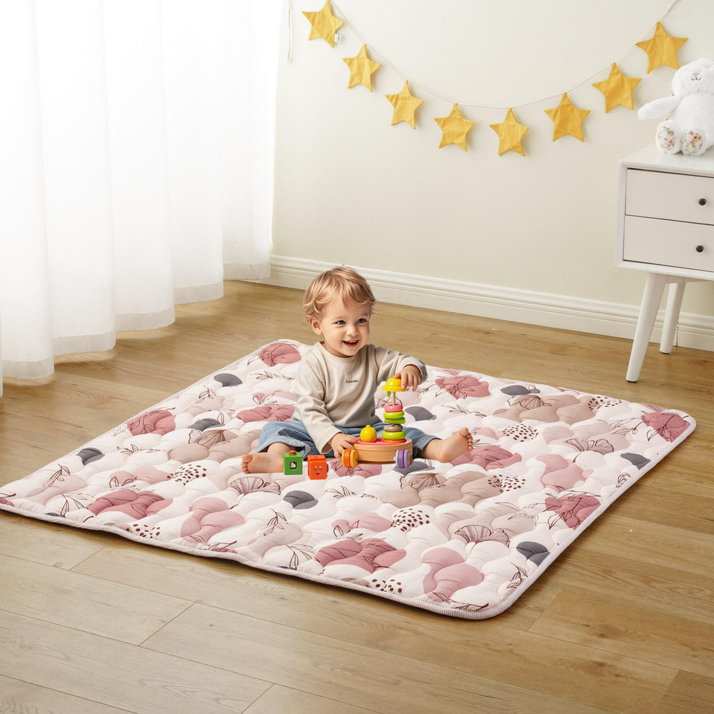Bunnikins & Clover soft play mat makes a thoughtful baby gift