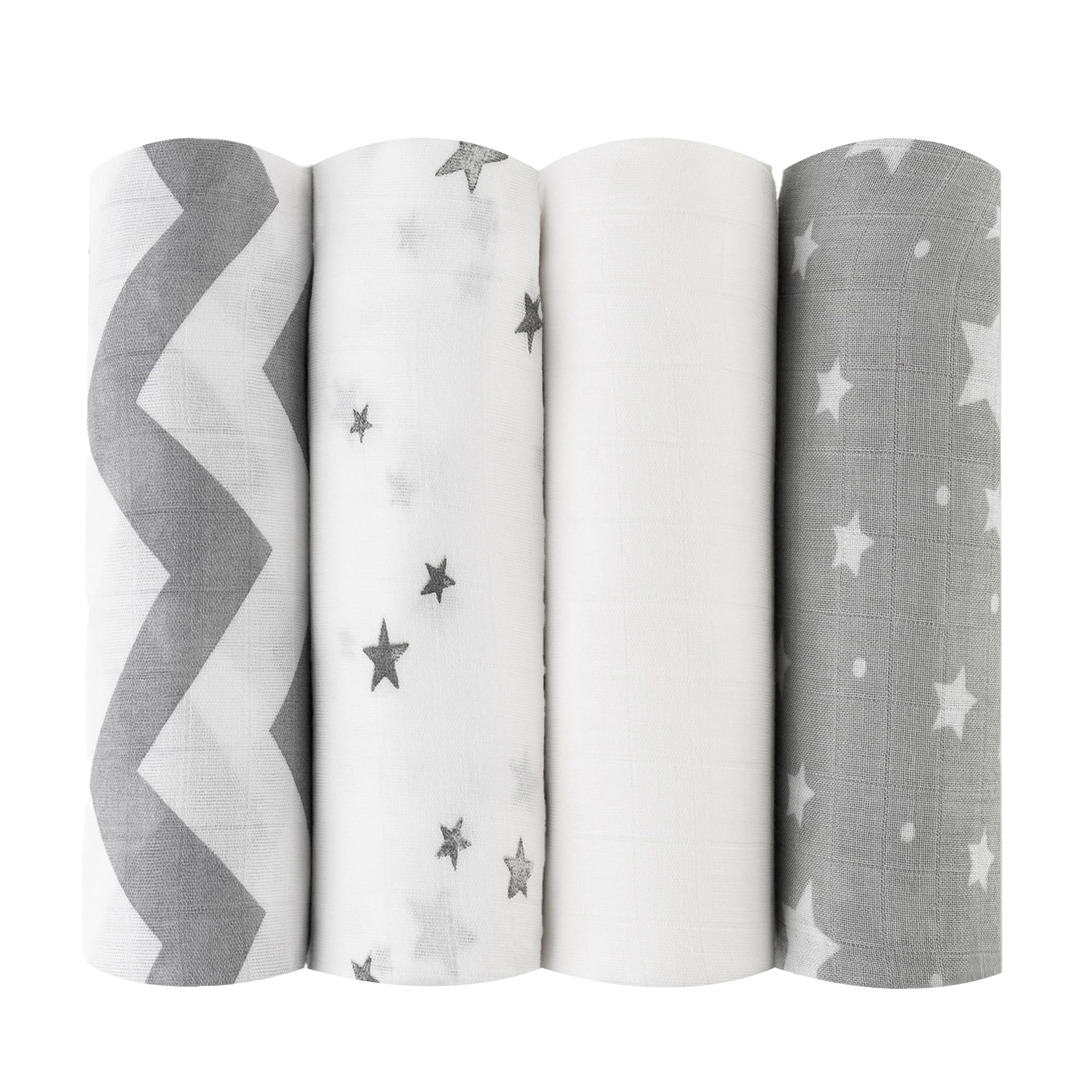 Bunnikins and Clover swaddle blanket safe, cozy newborn wrap for soothing
