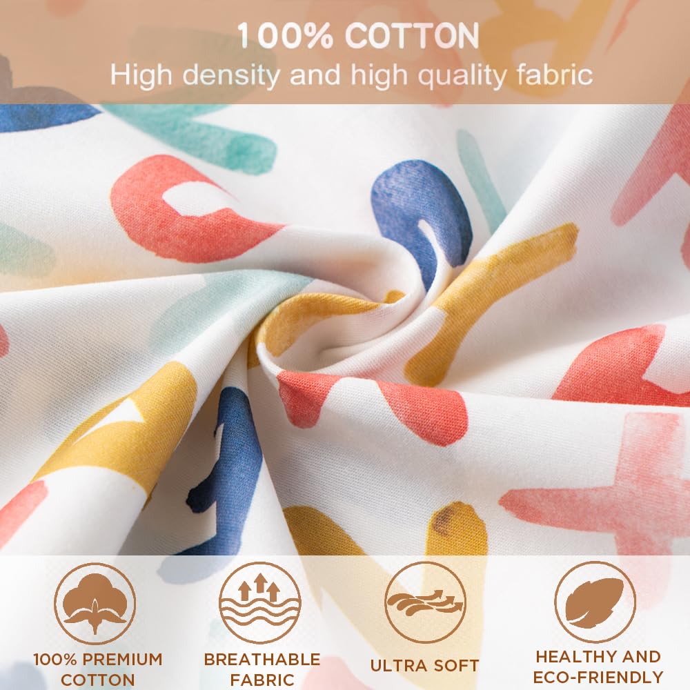 Bunnikins & Clover pillow with removable cotton pillowcase for easy cleaning.