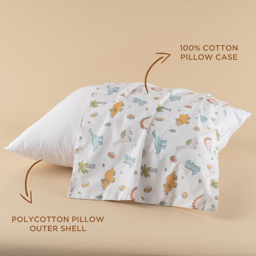Travel-friendly toddler pillow ideal for car trips and flights