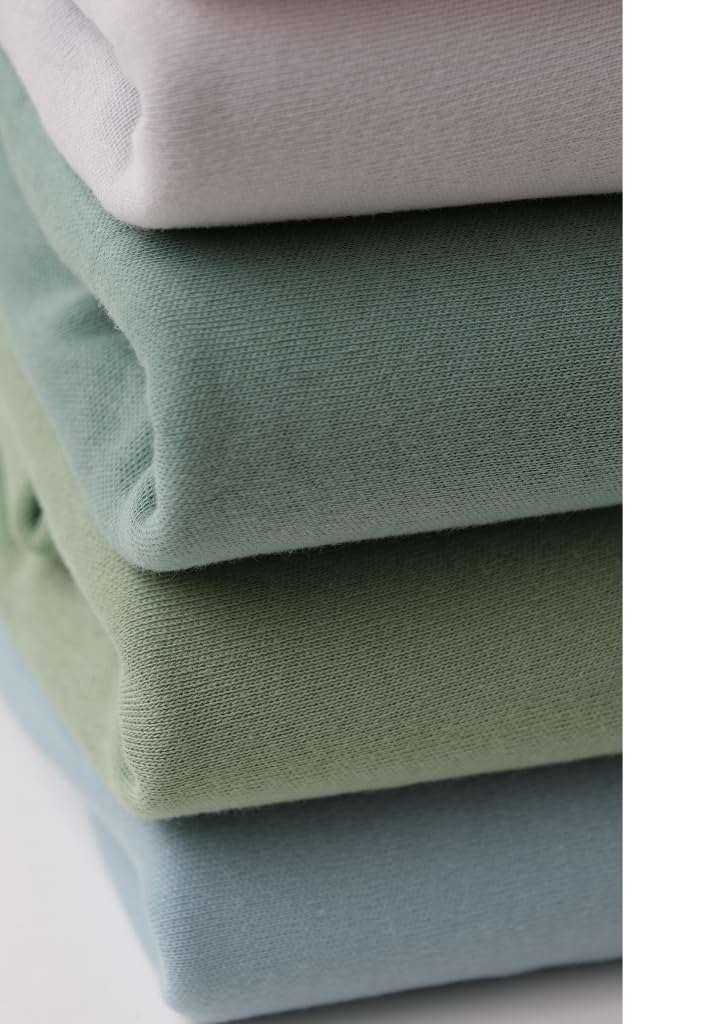 Bunnyjik two-pack sheets provide easy changes.