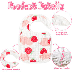 BUoonyer bibs unicorn pattern brightens teething time and messes.