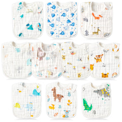 BUoonyer hills pattern bib keeps baby outfits clean during meals