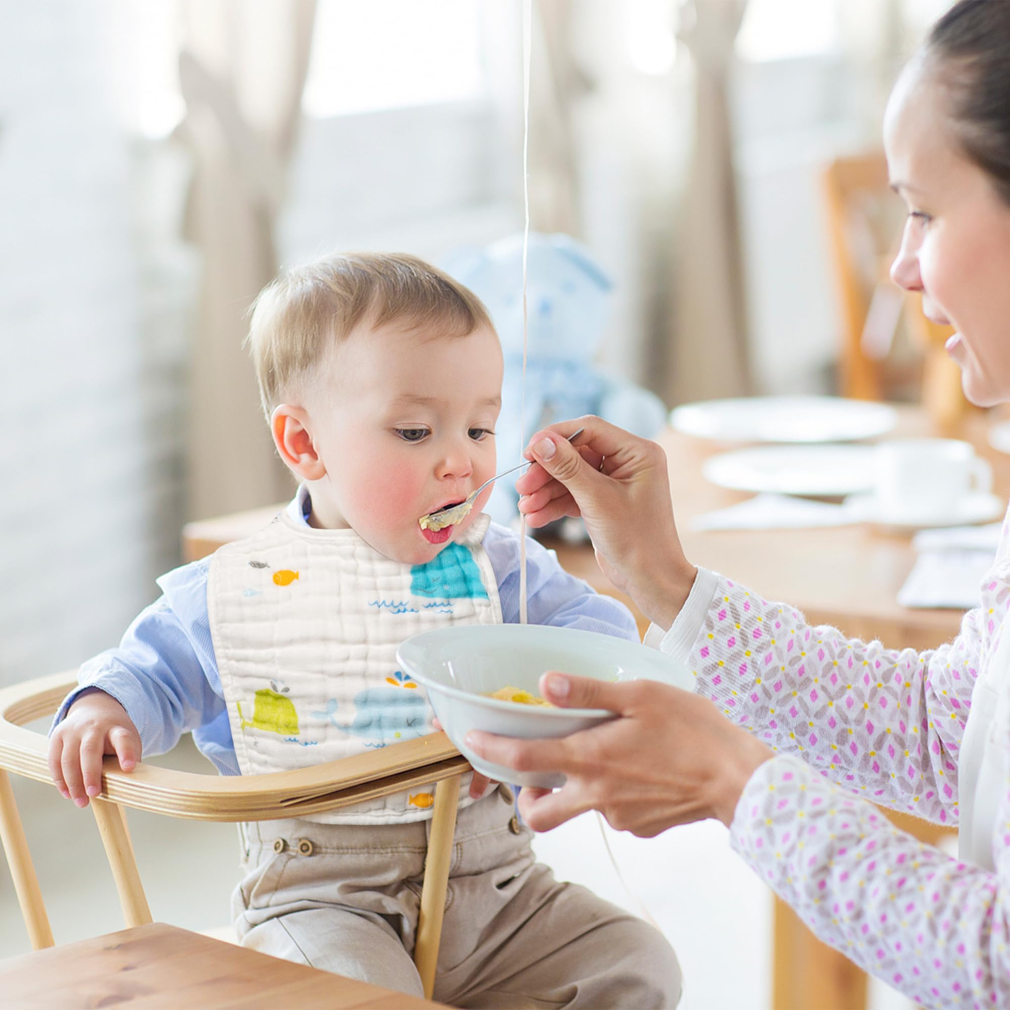 BUoonyer koalas pattern bib playful and practical for babies