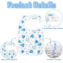 BUoonyer penguins pattern bib gentle on sensitive skin daily wear