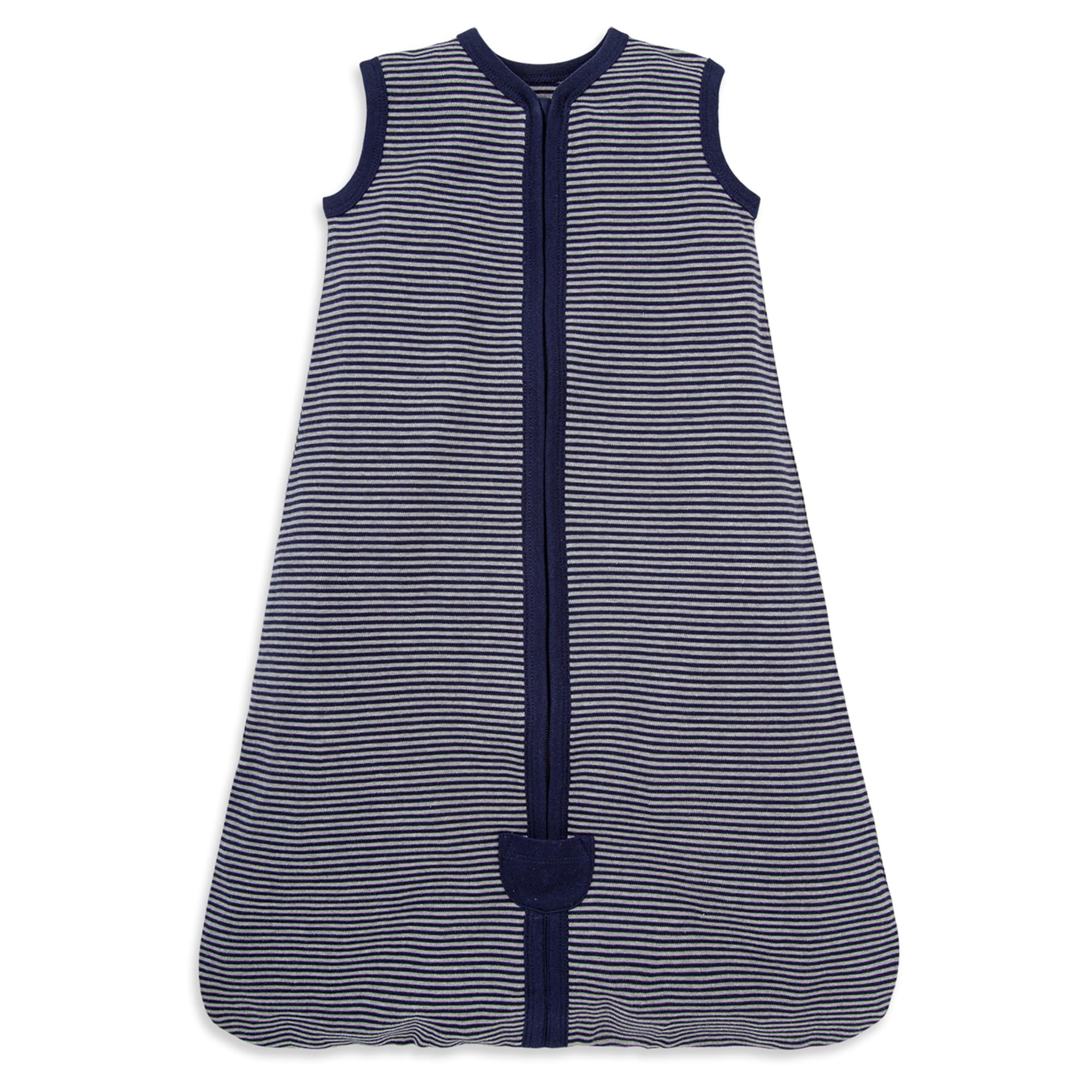 Burt's Bees Baby Beekeeper 0.5 TOG wearable blanket provides breathable warmth for newborn sleep.
