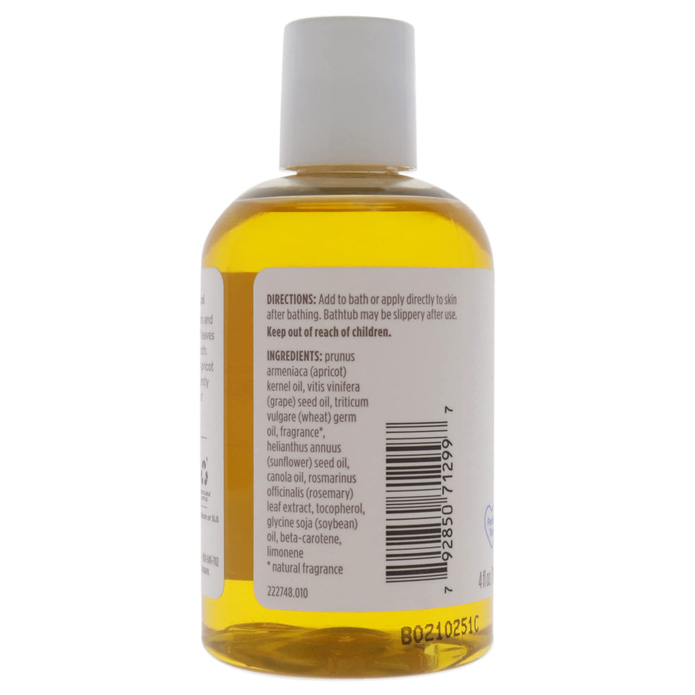 Silky-soft baby skin after Burt's Bees Baby Oil application.