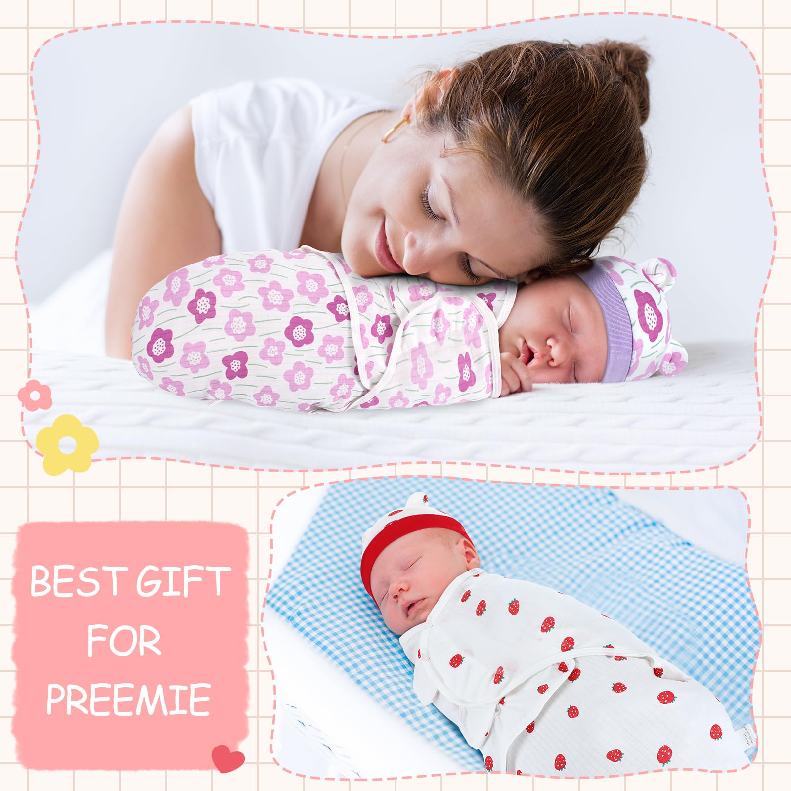Buryeah baby swaddling set supports calm, peaceful time