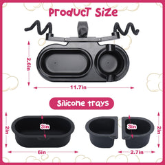 BUSOHA 3-removable-silicone-snack-cups are easy to pop out and rinse.