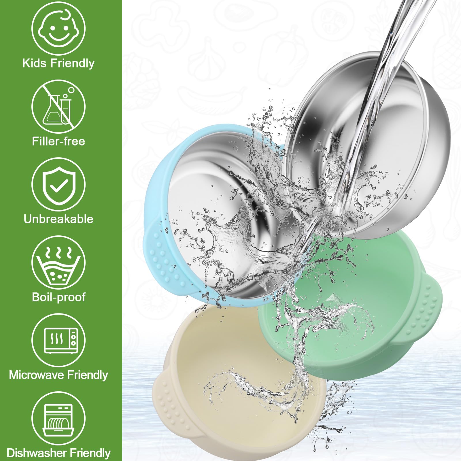 BUSOHA heat-resistant steel keeps foods warm while reducing spills.
