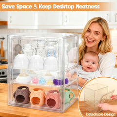 BUSOHA countertop-friendly design saves space on nursery or kitchen counters.