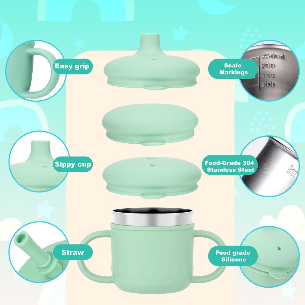 BUSOHA durable kids cup withstands drops and active play.