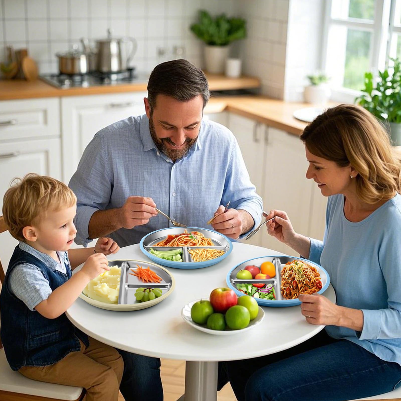 BUSOHA food-grade 304 stainless steel resists odors and stains.