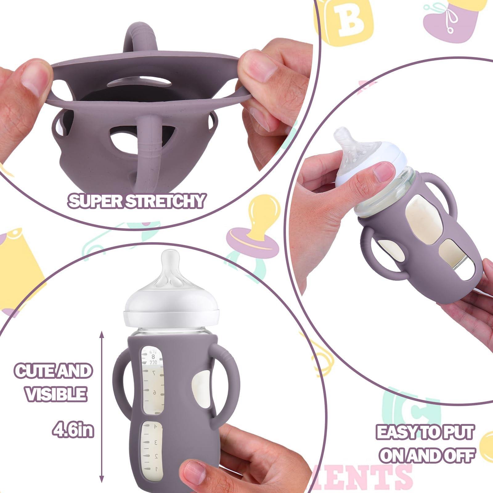 BUSOHA Avent 8 oz sleeve in color variety for everyday use.