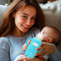 BUSOHA silicone sleeve adds bottle protection against bumps and scratches.