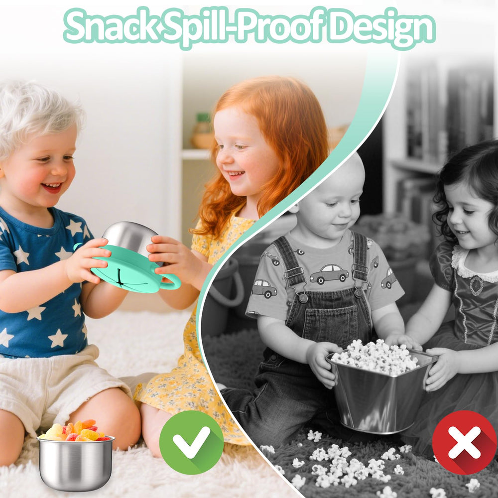 BUSOHA snack cups dishwasher-safe and easy to clean