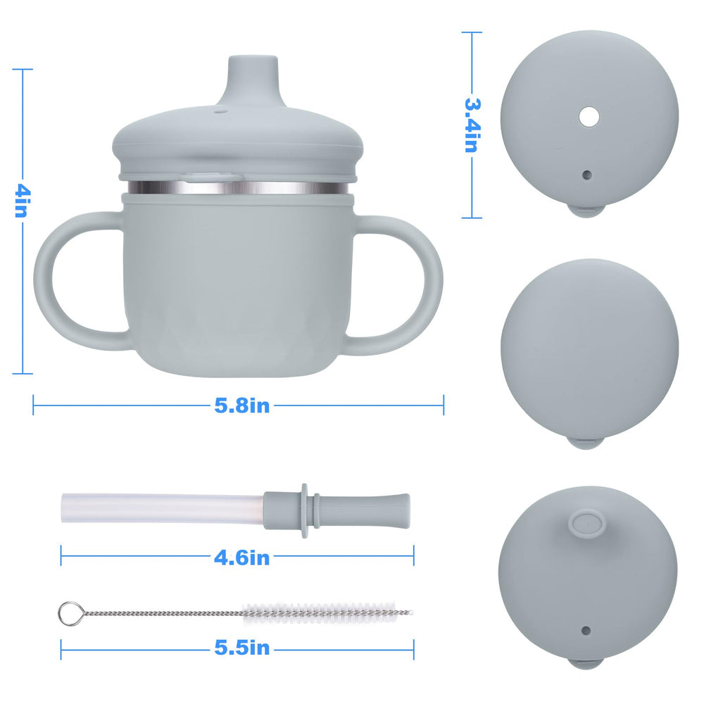 Bousea spill-proof silicone lid keeps drinks contained during travel