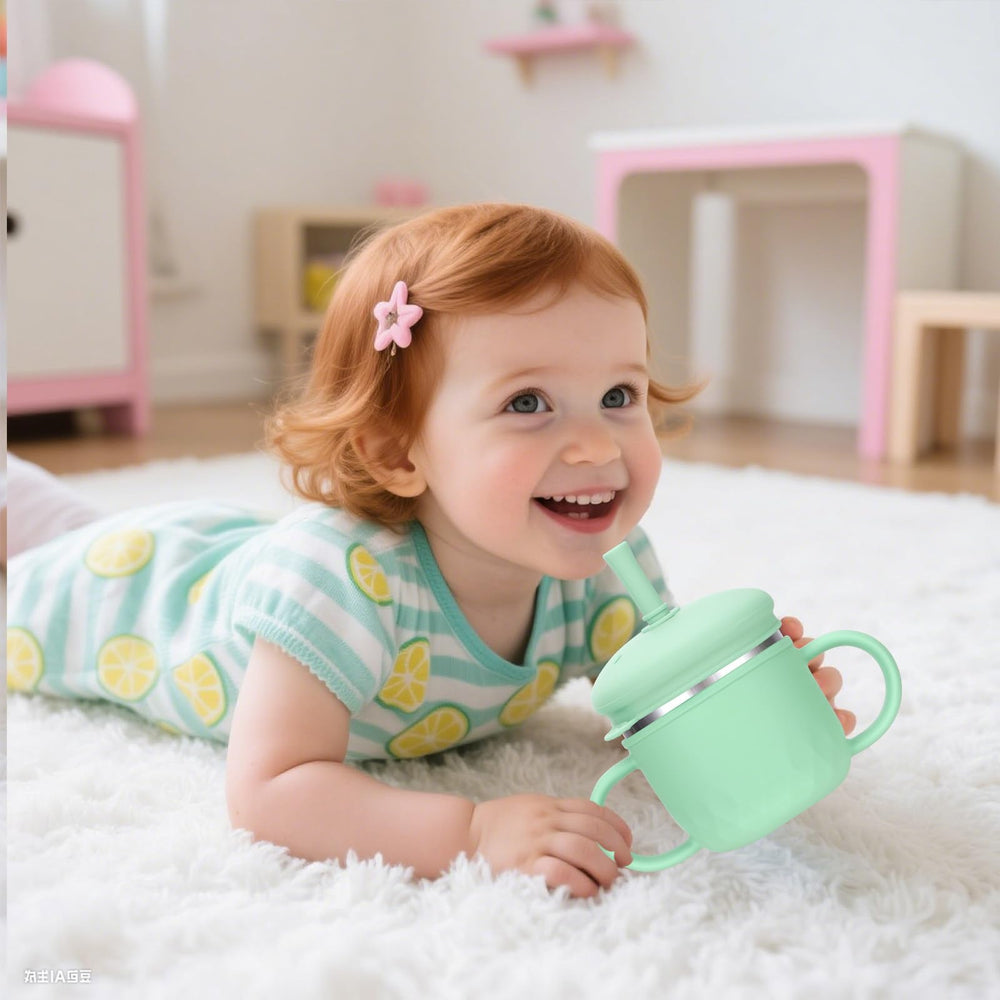 BUSOHA straw-cleaning brush included for thorough hygienic cleaning.