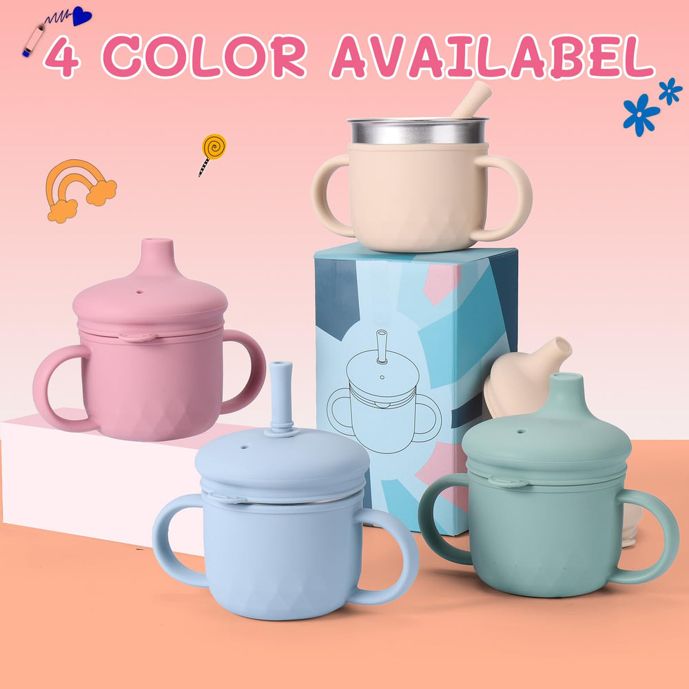 BUSOHA sturdy spill-proof cup withstands playtime and daily travel.