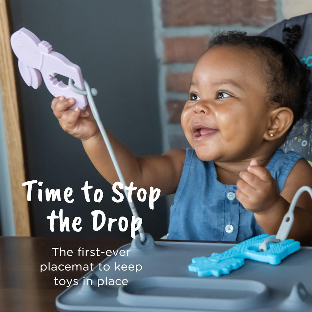 Busy Baby silicone mat travel wet bag keeps items organized during trips