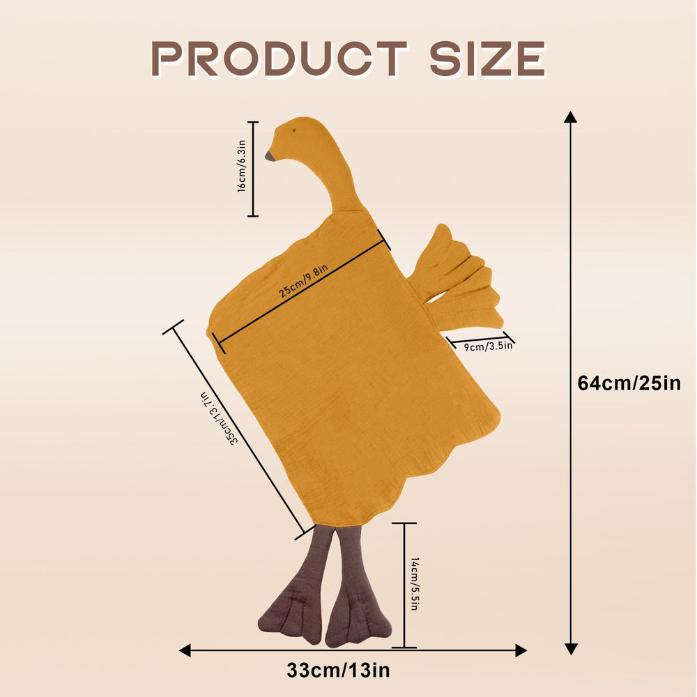 But Not Goose Lovey easy-grip size supports little hands to carry or cuddle.