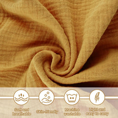 BUT NOT organic cotton double-layer lovey stays soft after many washes