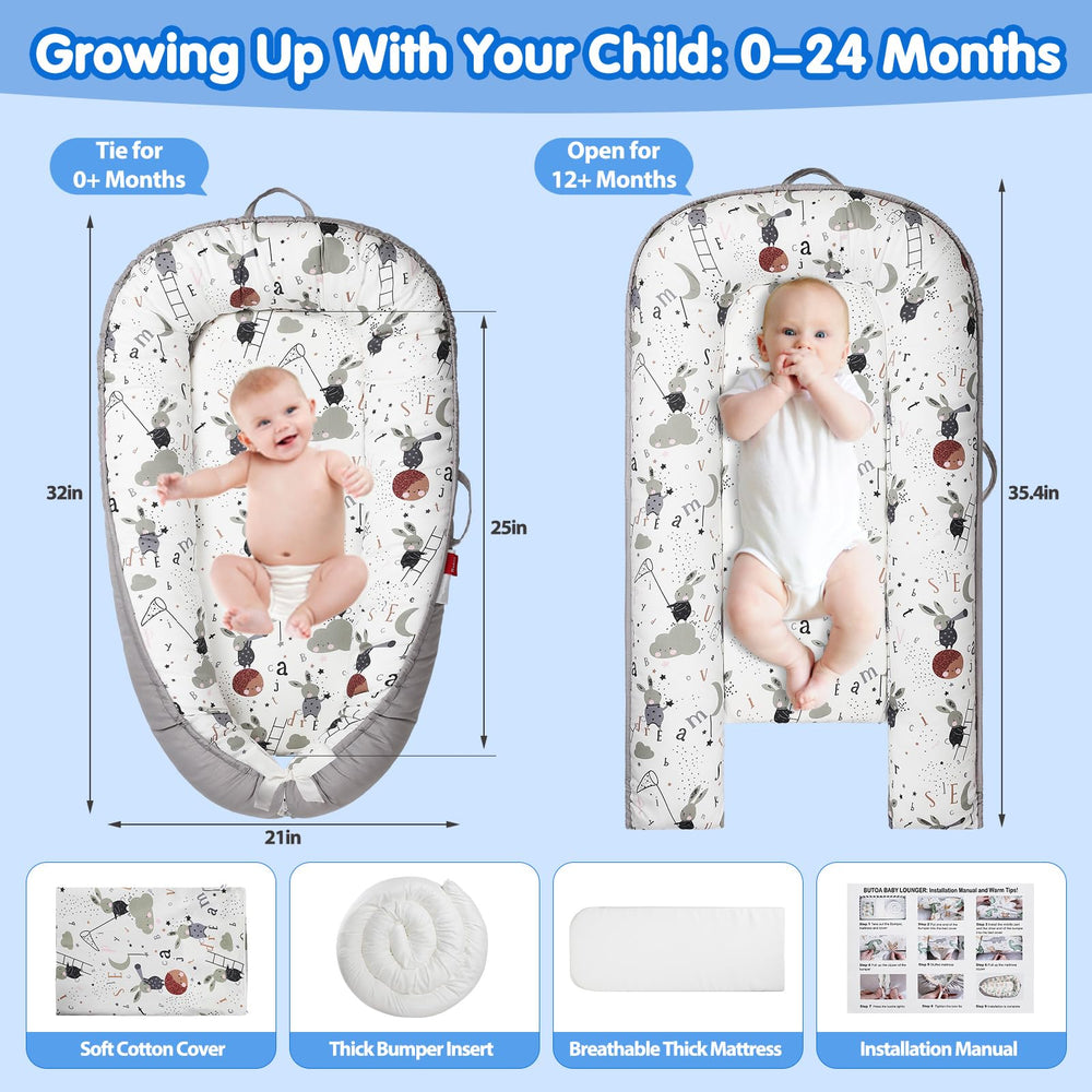 Safety-focused materials from BUTOA provide a secure newborn play space.