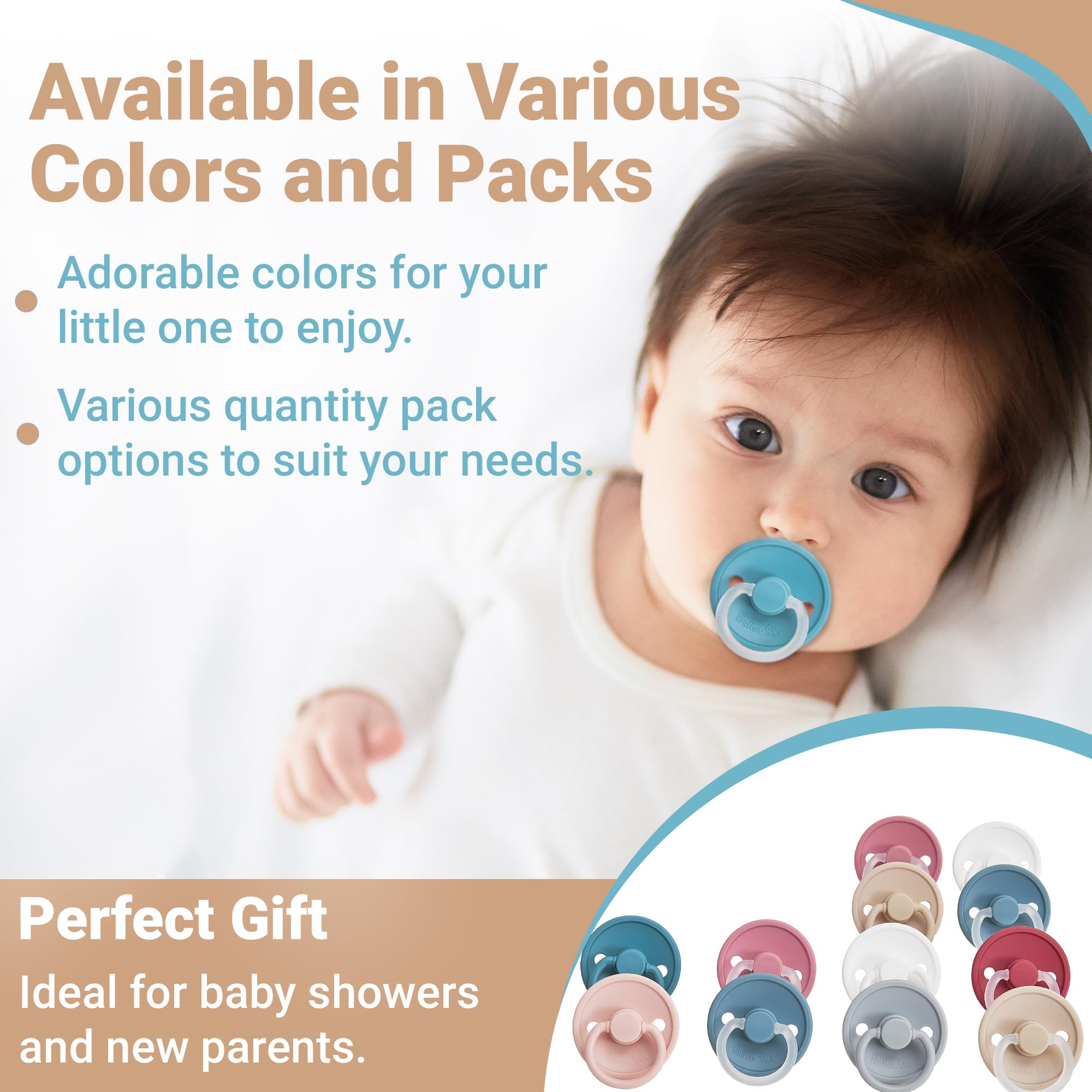 Button Me durable silicone pacifier built to endure daily cleaning