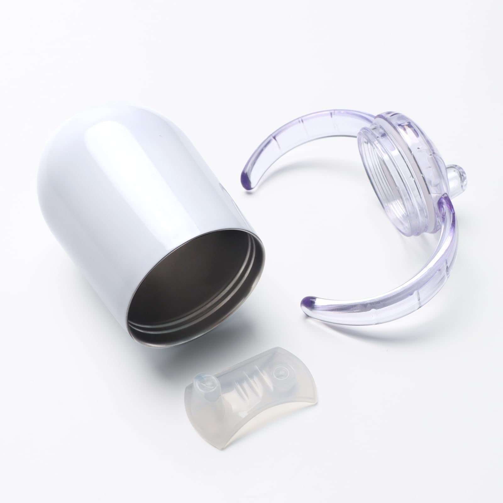Buumin BPA-free stainless steel sippy cup, durable for daily use.