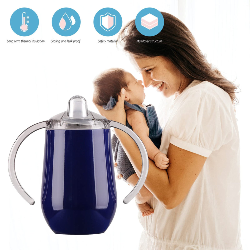 Buumin travel-friendly sippy cup is lightweight for on-the-go hydration.