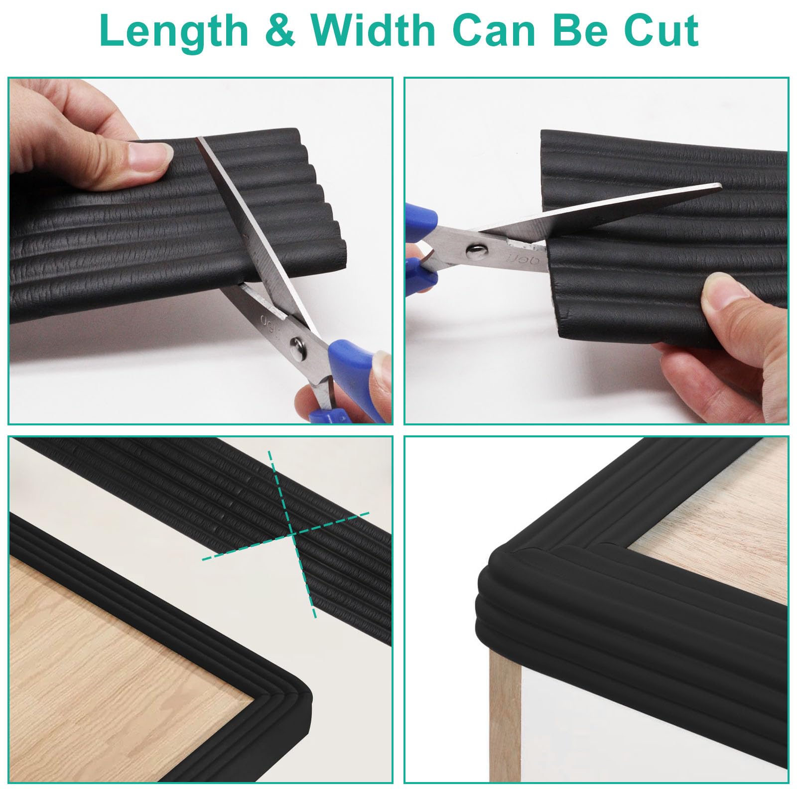 BUXIMN furniture safety bumper protects edges on beds and tables.