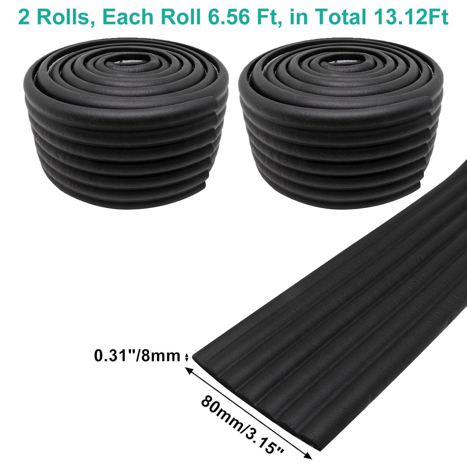 BUXIMN self-adhesive corner guards with strong tape protect corners without residue.