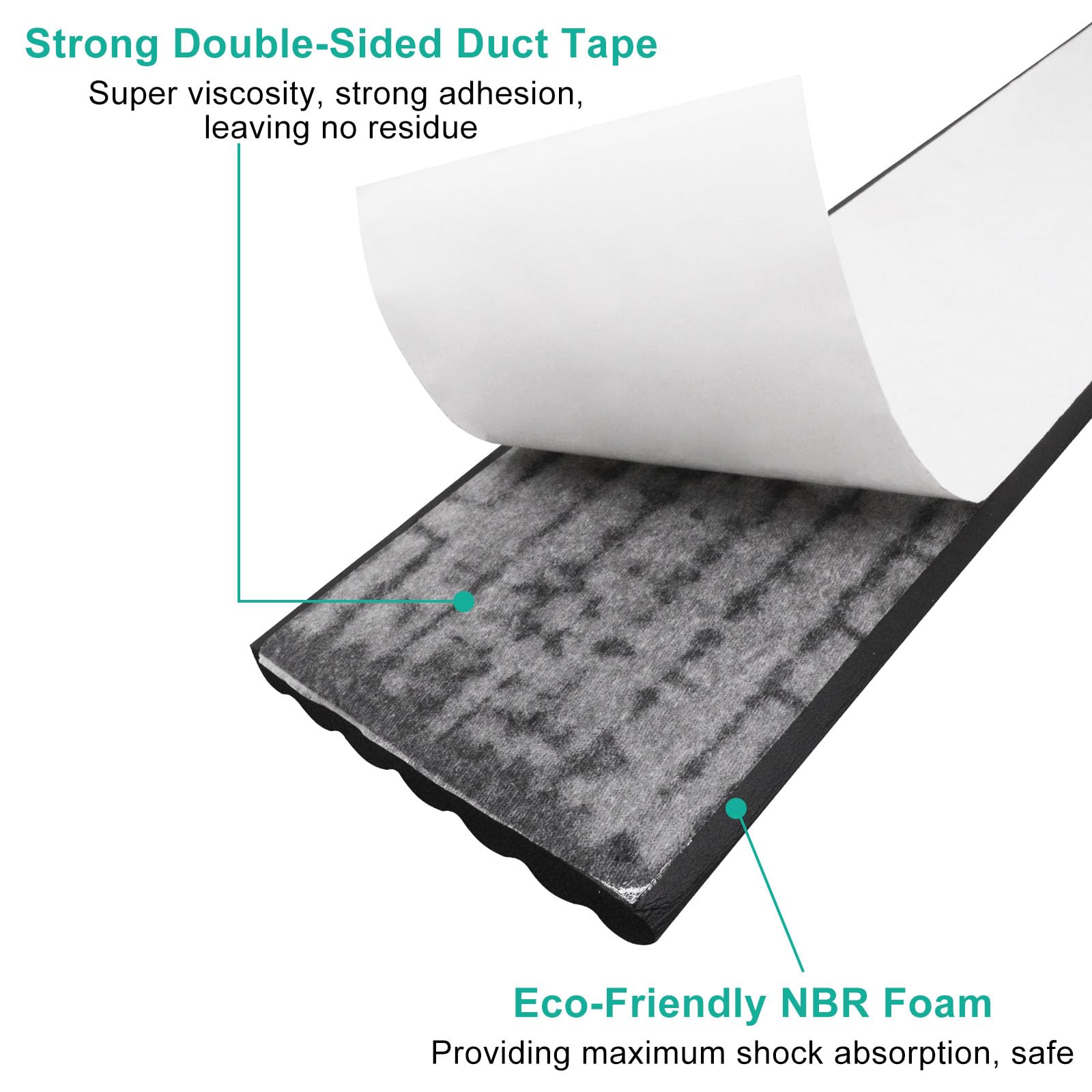 BUXIMN widened edge protector fits desks and tables to cover sharp corners safely.