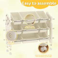 Buy1CrossGo toddler-friendly storage at kid-access height.