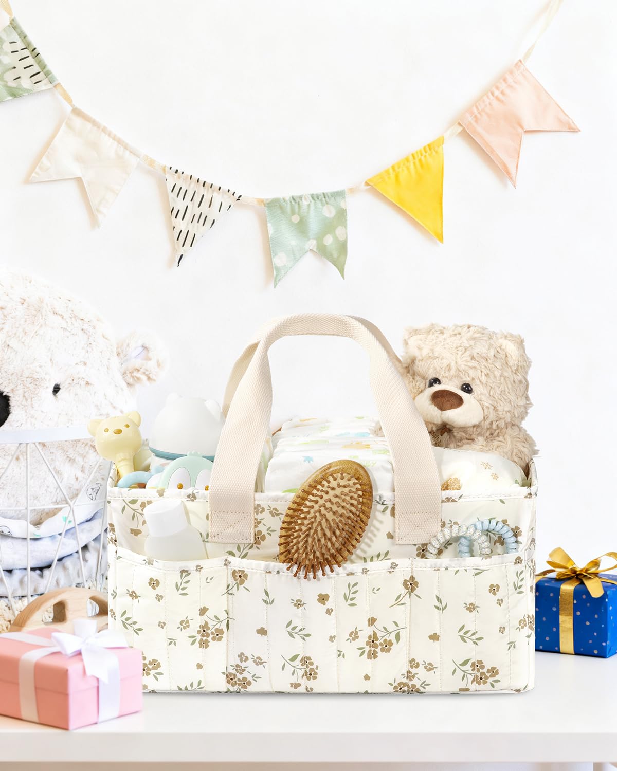 BuyCard Floral Bbay Portable Design lets you move supplies between rooms