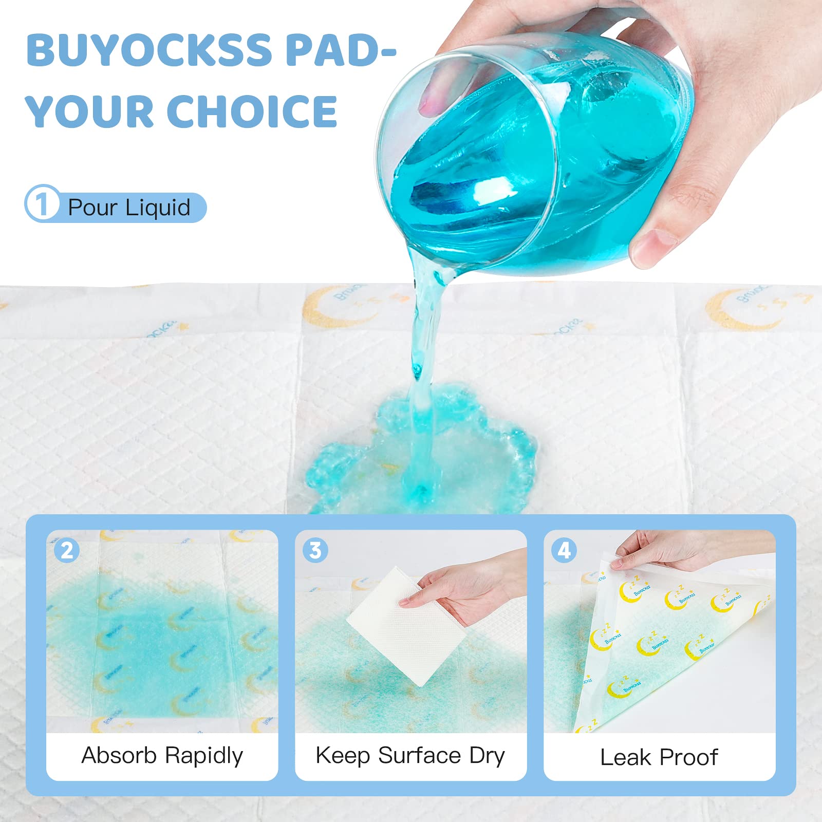 Compact folded Buyockss changing pad tucked into a bag