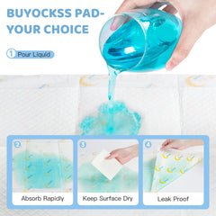 Compact folded Buyockss changing pad tucked into a bag