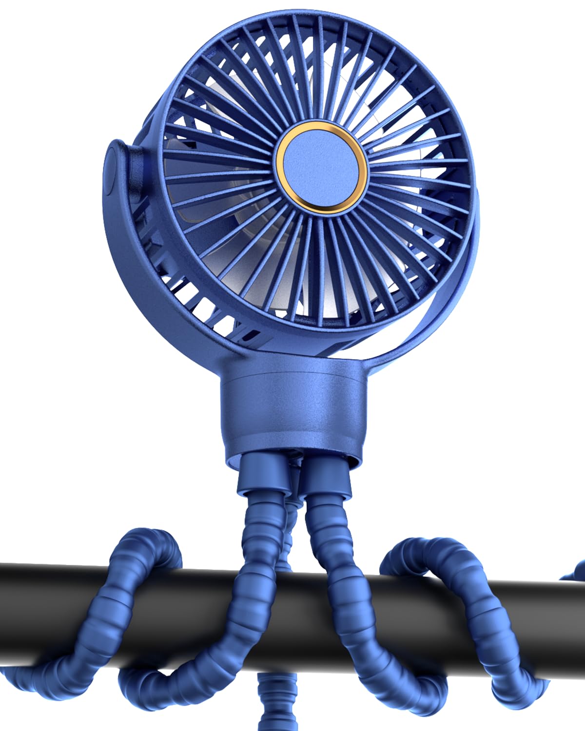 Buywoo stroller fan clip-on provides portable cooling during walks.