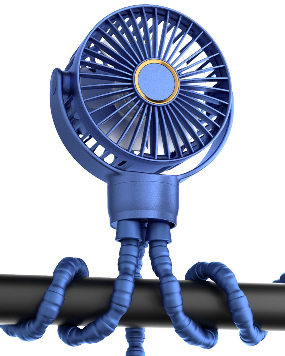 Buywoo stroller fan clip-on provides portable cooling during walks.