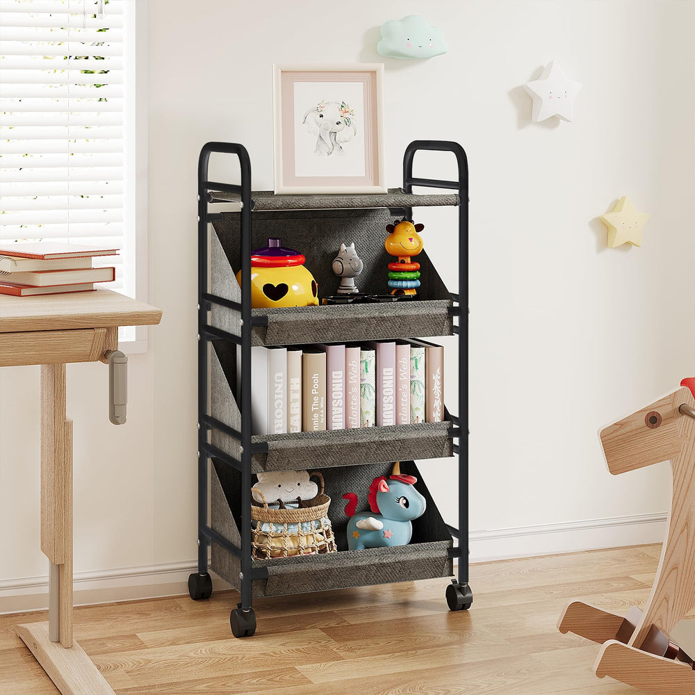 Four universal wheels provide smooth movement around the home