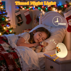 BVI Boomervivi Flower Duck Night Light uses duck feet as a phone stand for hands-free viewing