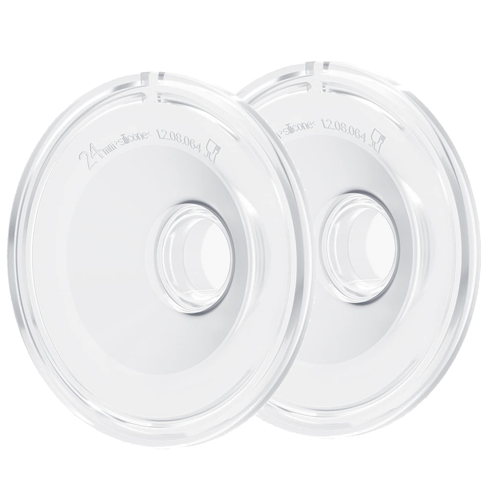 Bwcece 24mm flange insert close-up showing compatibility with S9 Pro for comfortable pumping