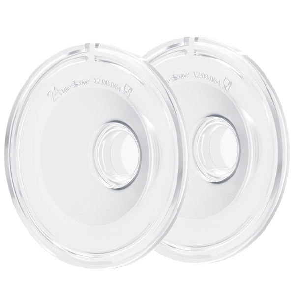 Bwcece 24mm flange insert close-up showing compatibility with S9 Pro for comfortable pumping