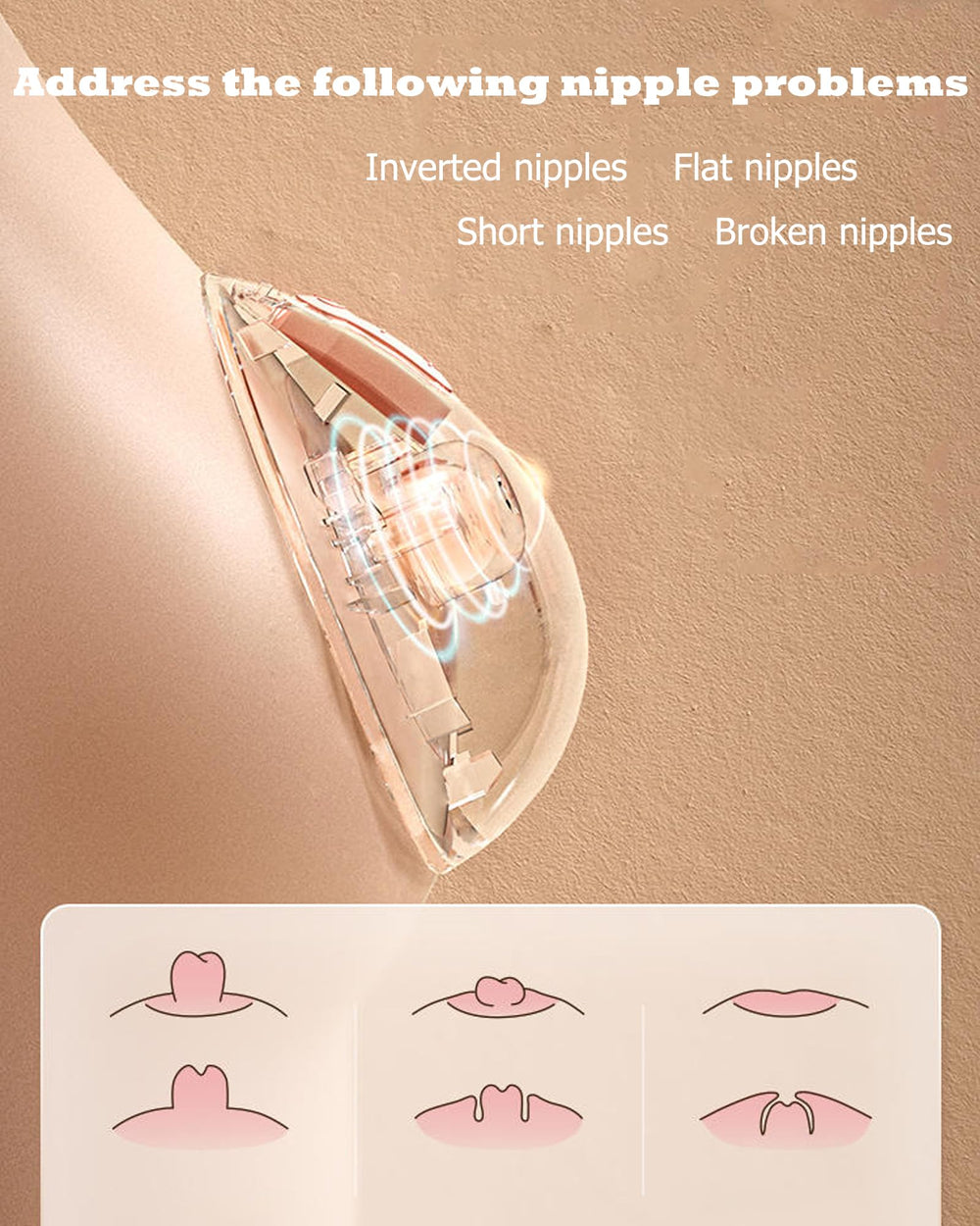 Bwcece Electric Nipple Corrector safe materials emphasize comfort during use