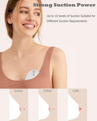 Bwcece Electric Nipple Corrector worn under clothes for discreet daily use