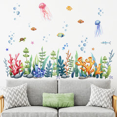 BWCXXZH Under The Sea jellyfish stickers add playful color to nurseries