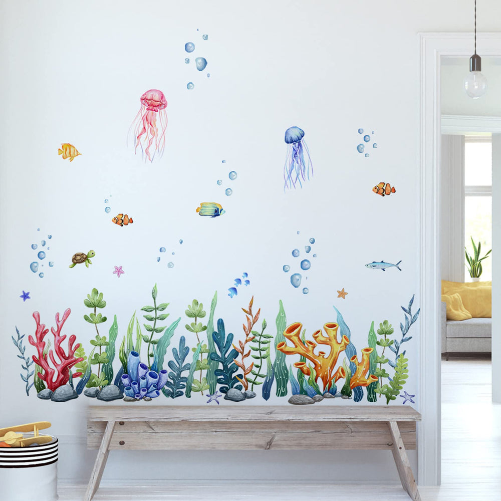BWCXXZH Under The Sea tropical fish decals create vibrant walls
