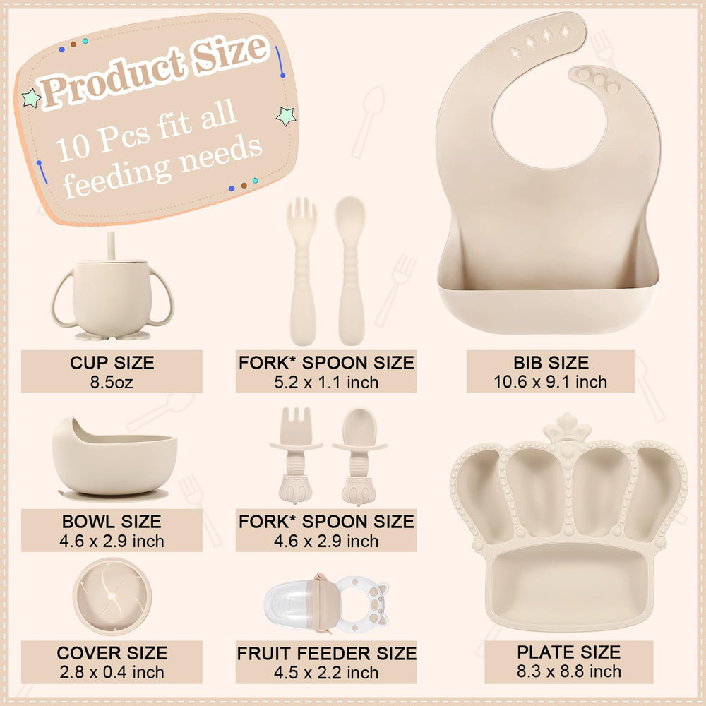 BXLL crown-shaped suction divided plate demonstrating stable mealtime with five sections and six suction points.
